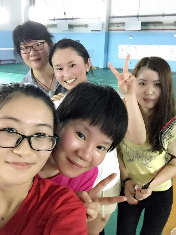 918博天堂环保工会组织羽毛球活动