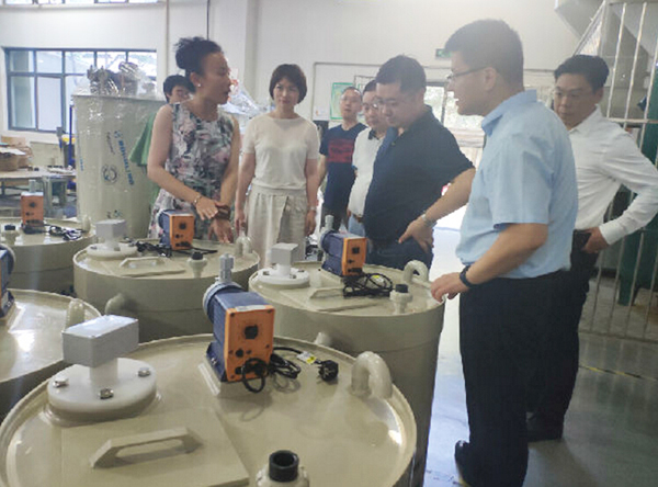 瑞士维多利亚大学2018级DBA班同学参观918博天堂环保