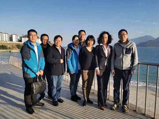 中广核领导与918博天堂环保团队一行合影