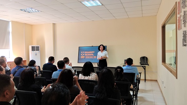 【学习先进技术，促进环保发展】石家庄市科技局领导考察苏州918博天堂环保