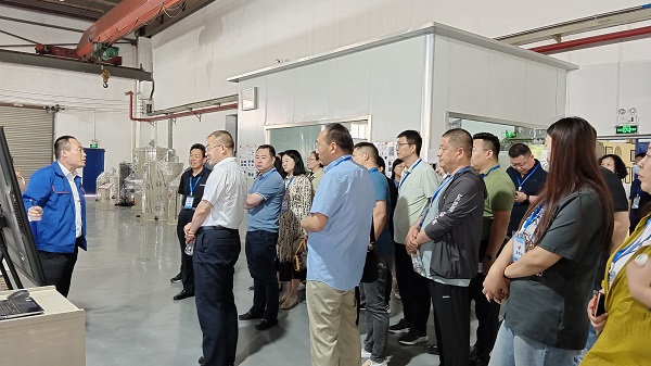 【学习先进技术，促进环保发展】石家庄市科技局领导考察苏州918博天堂环保